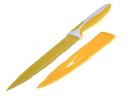  Ocelový nůž s keramickým povlakem Žlutý 33 cm - nízký - Nože s keramickým povrchem SMART COOK