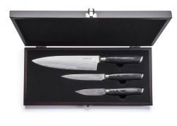 Nože z damascenské oceli sada 3 ks G21 Gourmet Damascus - damaškové nože