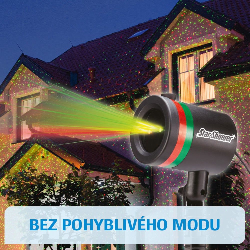 Star Shower Laserová dekorační lampa MEDIASHOP