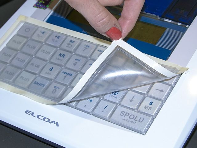 Silikonová fólie - kryt klávesnice pro pokladnu Euro-150 Flexy ELCOM