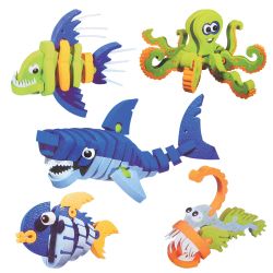 3D pěnové puzzle Mořský svět, 1 sada Kids World