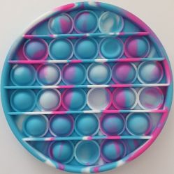 Pop it - Fidgetová antistresová hra - barevný kruh GMEX