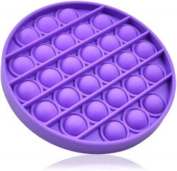 Pop it  - Fidgetová antistresová hra - fialový kruh GMEX