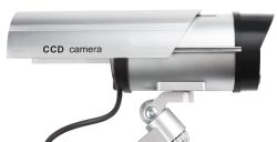 Imitace bezpečnostní kamery OUTDOOR RL027, samostatně Platinium