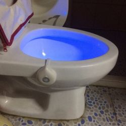 LED osvětlení na WC se senzorem pohybu Platinium
