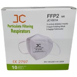 JC Respirátor FFP2 10 ks - Bílý