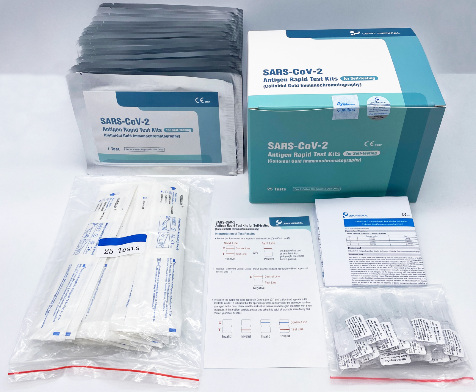 Beijing Lepu Medical Technology SARS-CoV-2 Antigen Rapid Test Kit 1 ks