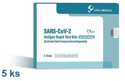 Beijing Lepu Medical Technology SARS-CoV-2 Antigen Rapid Test Kit 5 ks