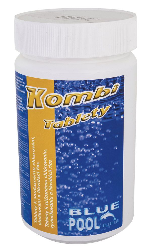BluePool Bazénové chlor kombi tablety 1 kg, samostatně